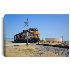 Canvas Print Railroad Crossing White / 12 x 8 Housewares (3053893943396)