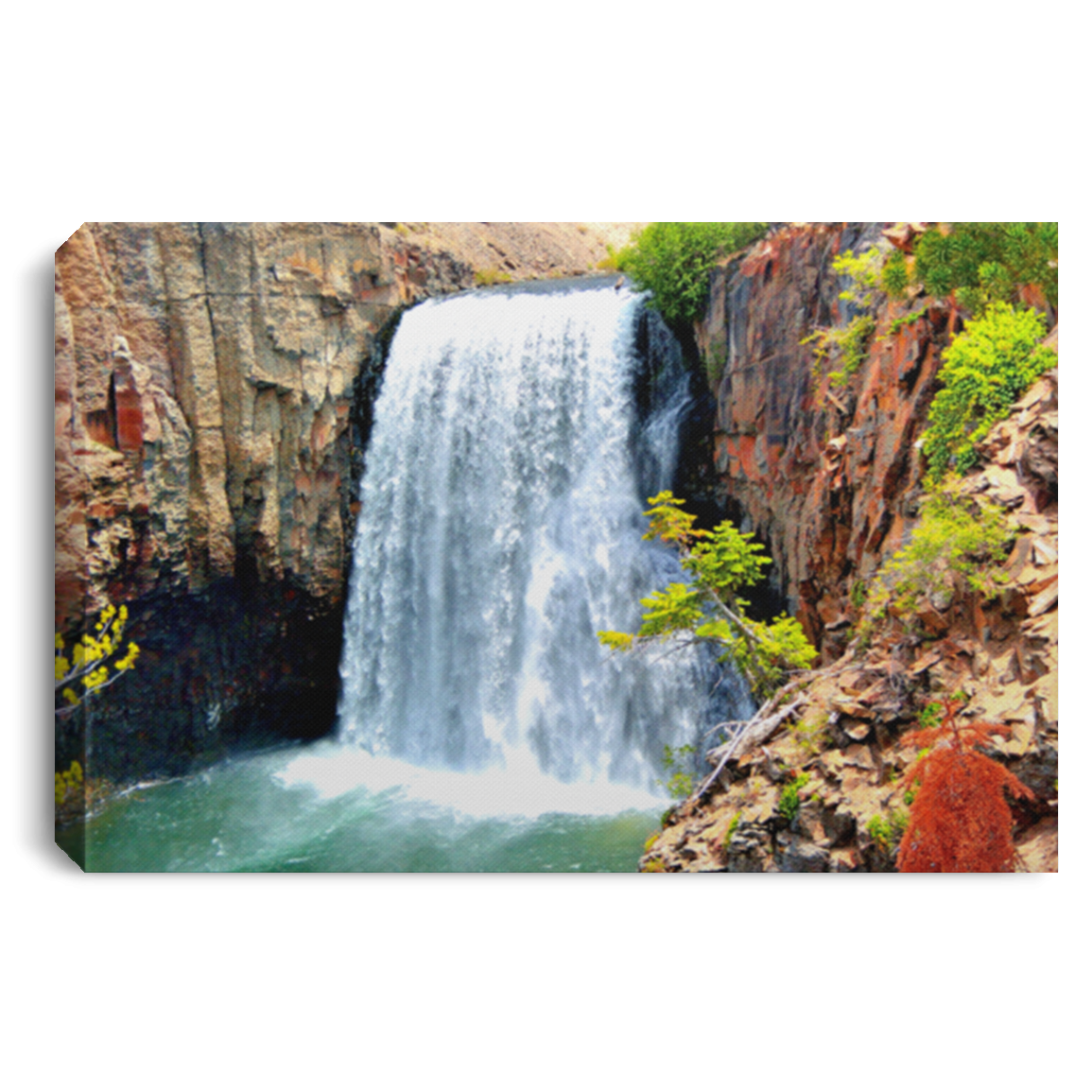 Canvas Print Rainbow Falls 14 White / 12 x 8 Canvas Print (2819481567332)