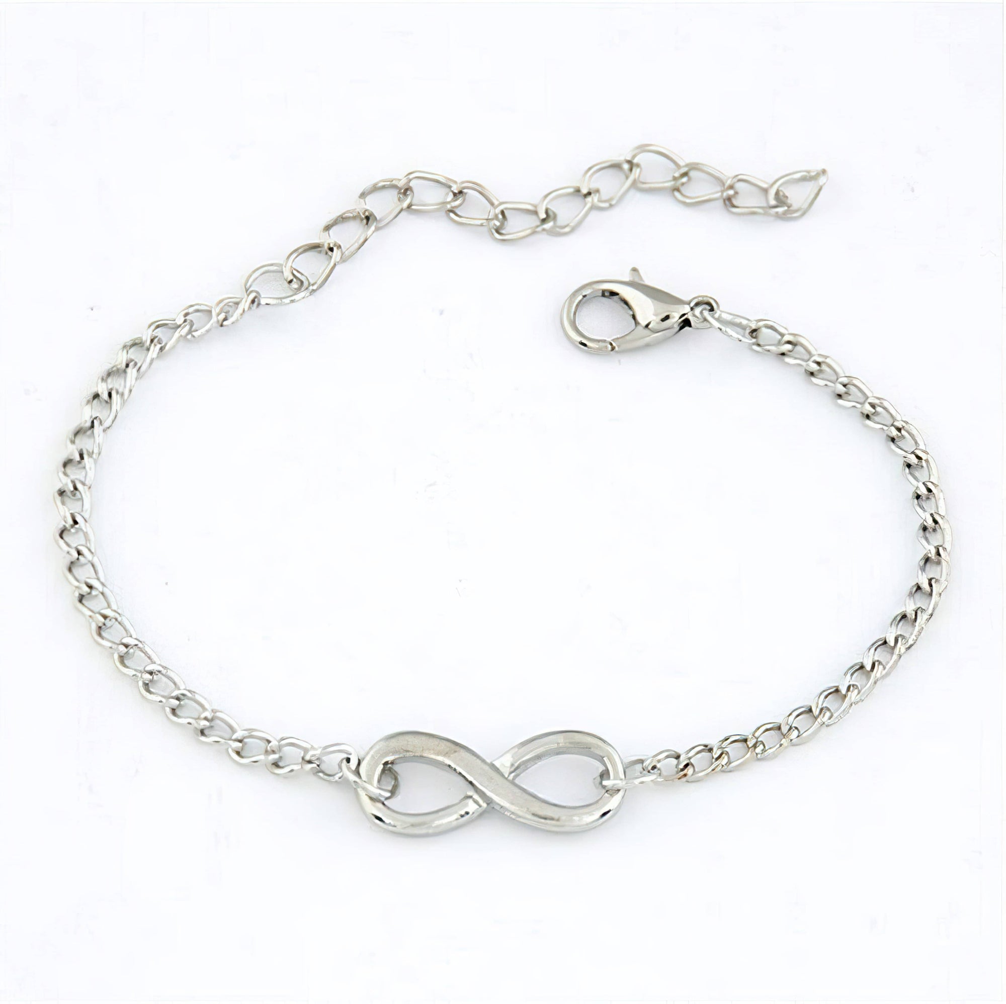 Infinity Charm Bracelet in Gold or Silver Color Free Shipping ! (4165679546462)