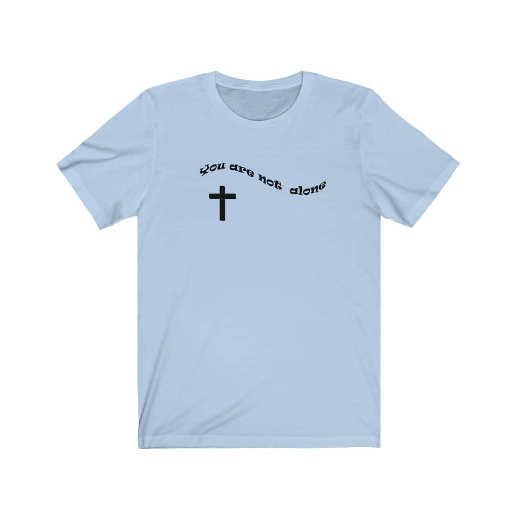 Bella  Canvas Short Sleeve Tee "Alone" in 10 Colors and 6 Sizes (4551067566174)