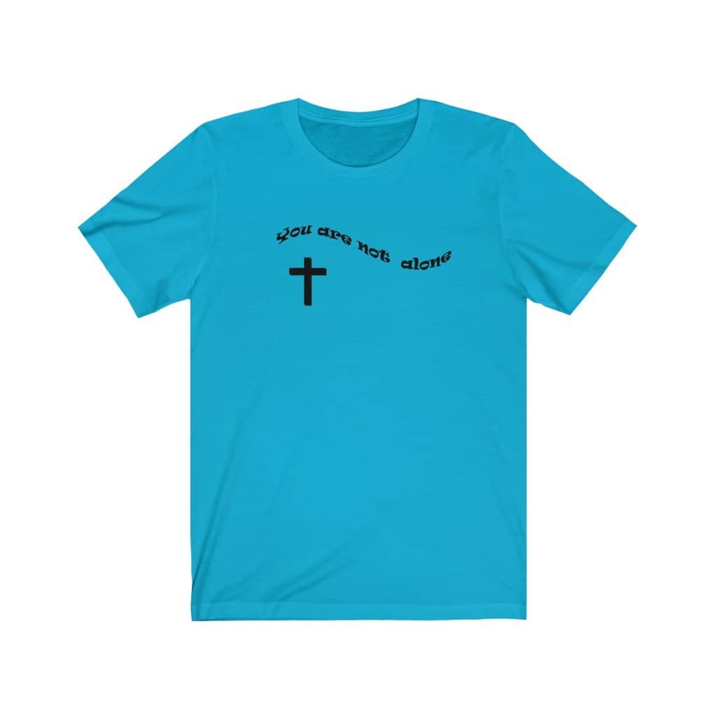 Bella  Canvas Short Sleeve Tee "Alone" in 10 Colors and 6 Sizes (4551067566174)