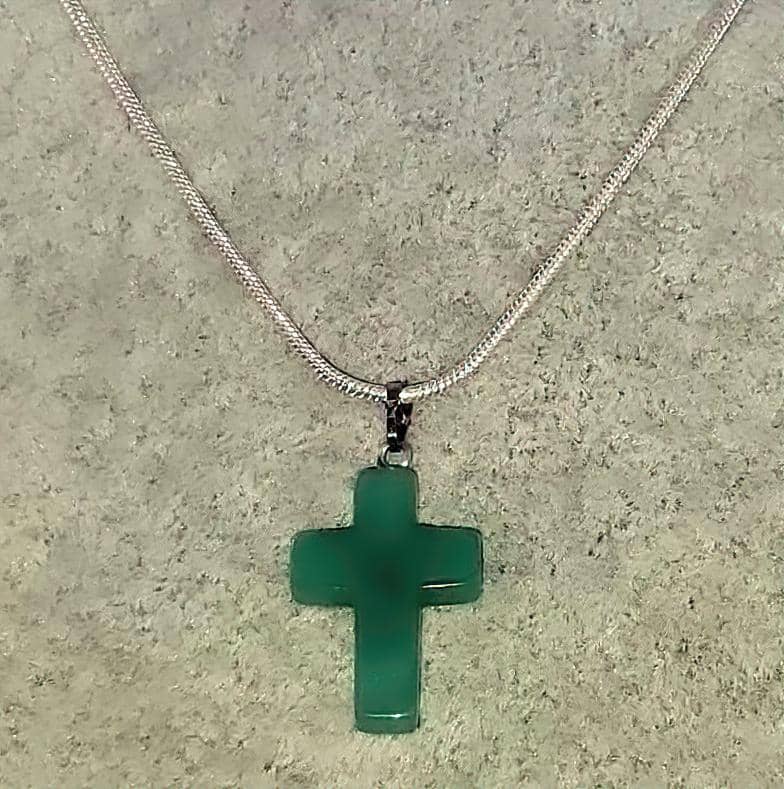 Aventurine Quartz Gemstone Necklace (4580121444446)