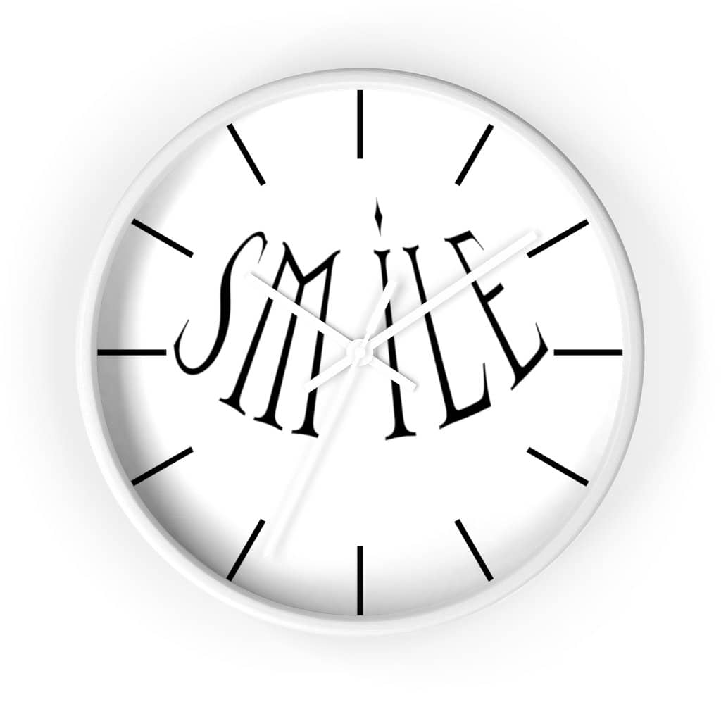 Wall Clock &quot;Smile&quot; (6097513873600)