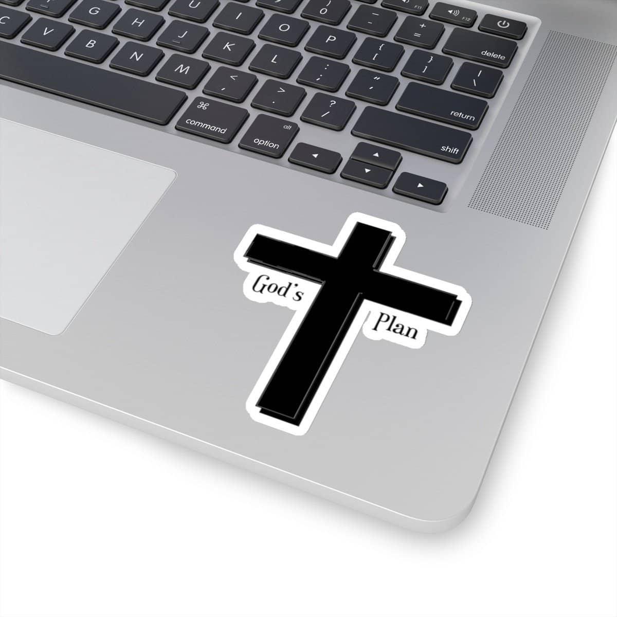 Kiss-Cut Stickers "God's Plan" Transparent or White Background in 4 Sizes (3475846234212)