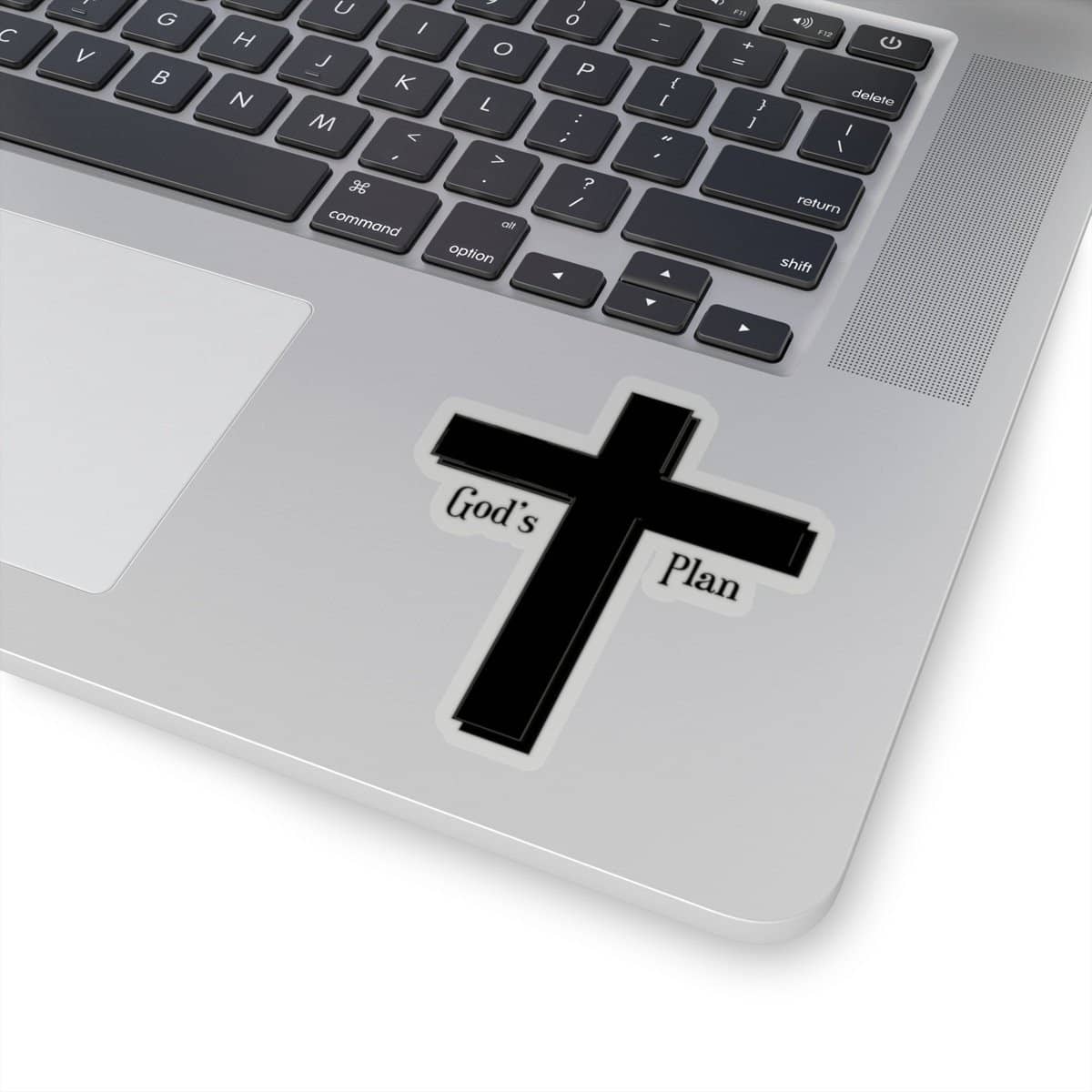 Kiss-Cut Stickers "God's Plan" Transparent or White Background in 4 Sizes (3475846234212)