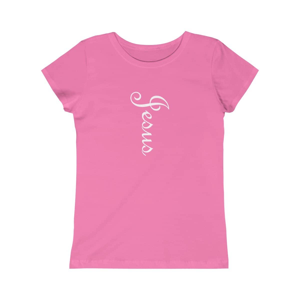 Girls Princess Tee &quot;Jesus&quot; in 5 Colors and 5 Sizes (4334978728030)