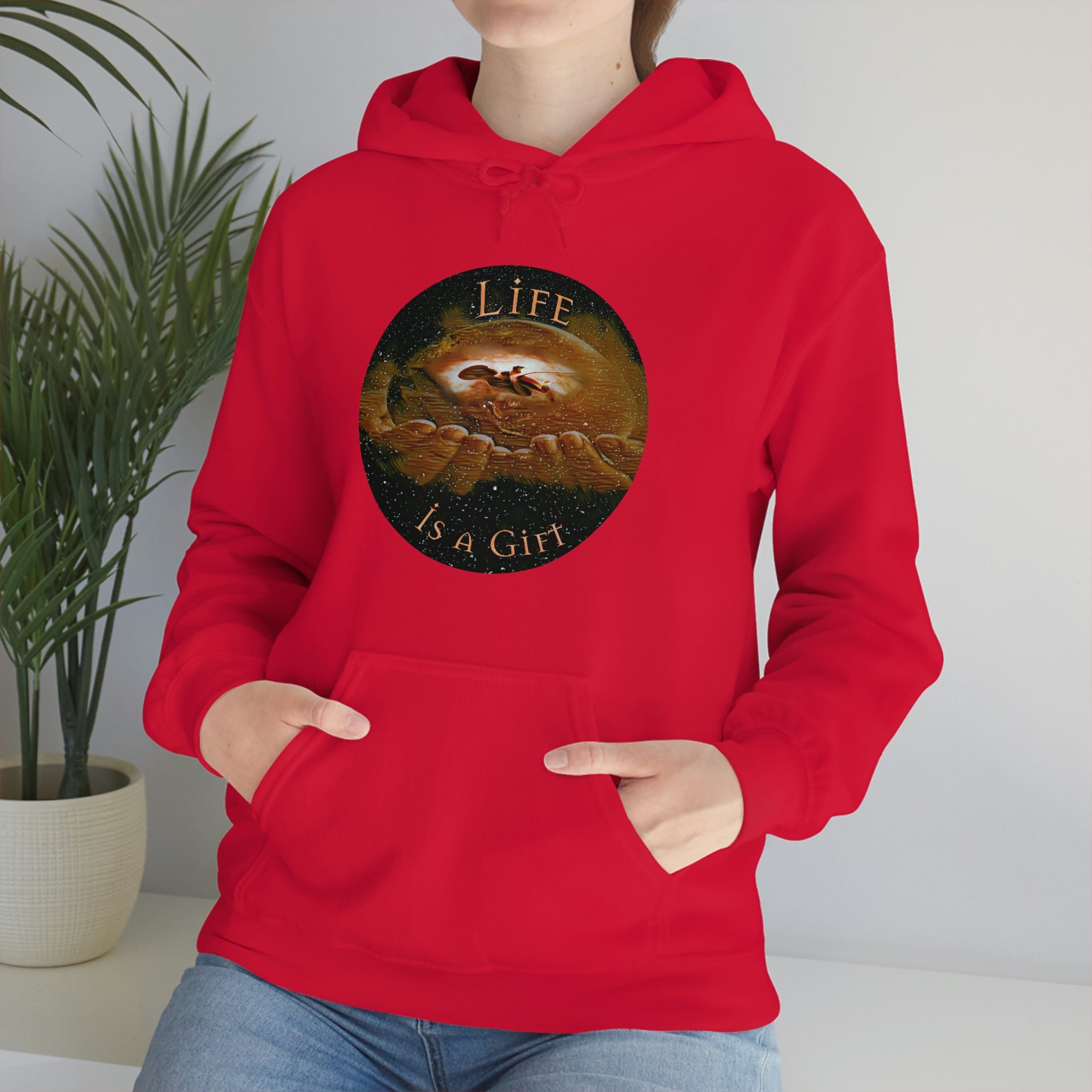 Heavy Blend™ Hoodie Sweatshirt "Life is a Gift"