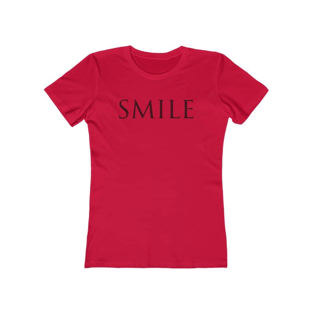 Next Level 3600 Soft Cotton Tee &quot;Smile&quot; (4680696397918)