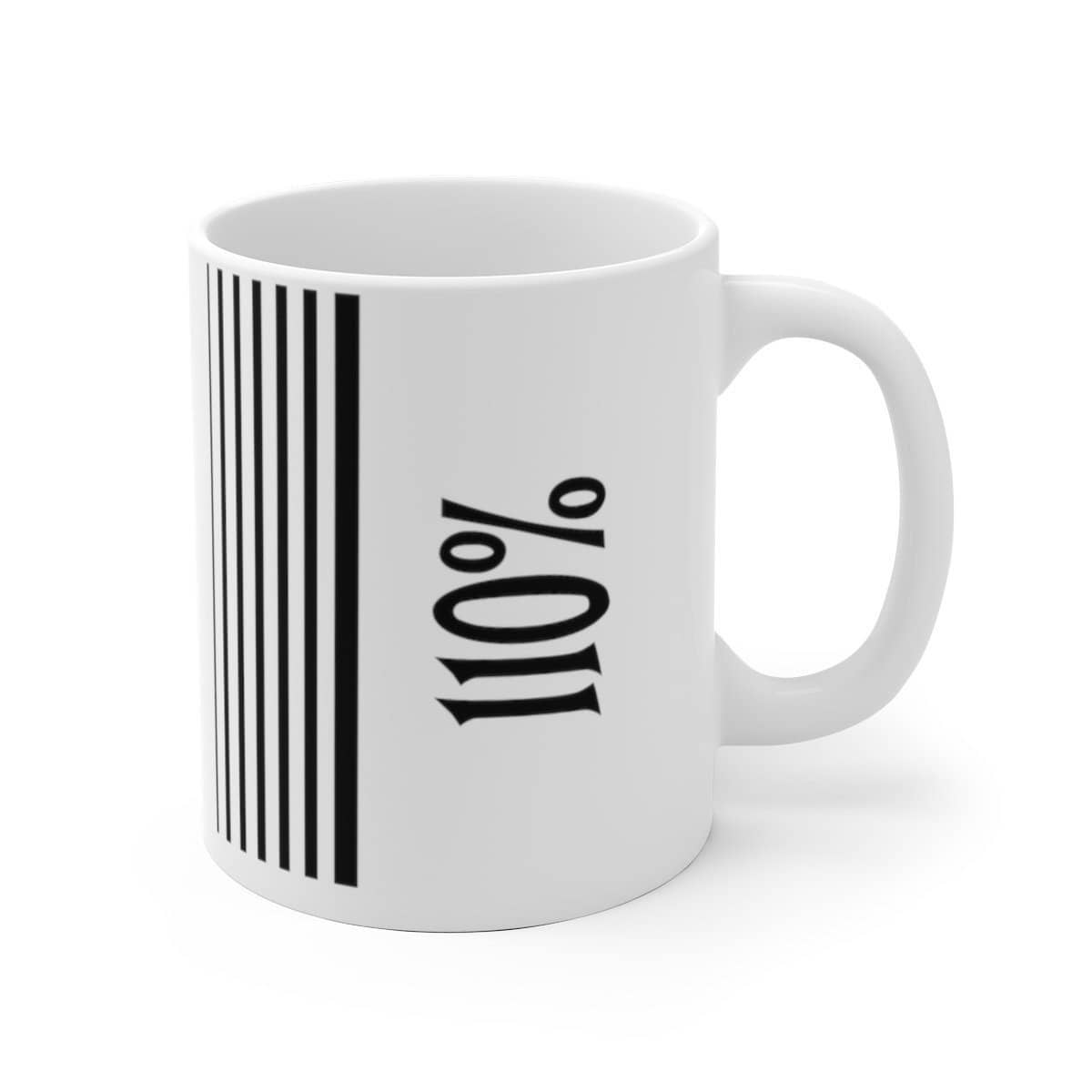 White Ceramic Mug 11oz or 15 oz Always Pray at 110% Mug (3223899504740)