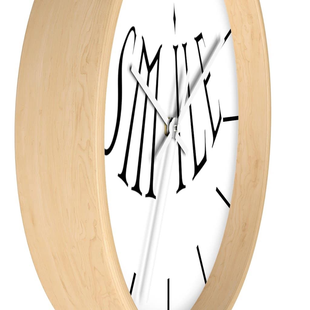 Wall Clock "Smile" (6097513873600)