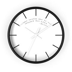 Wall Clock "Come with Me" (6096243392704)