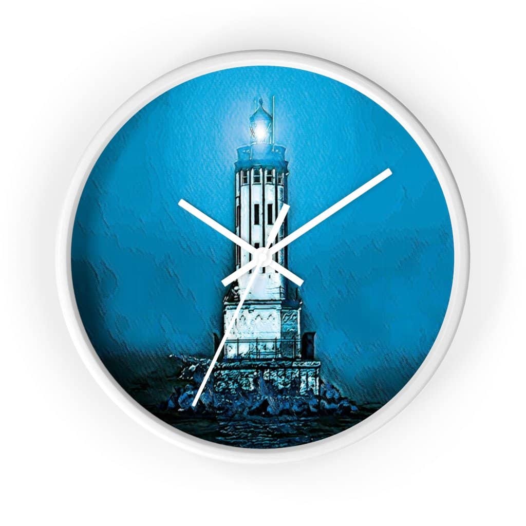 Wall clock Angels Gate Lighthouse (3083148034148)