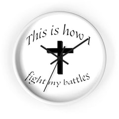 Wall clock "Battles" (4378043678814)