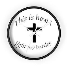 Wall clock "Battles" (4378043678814)