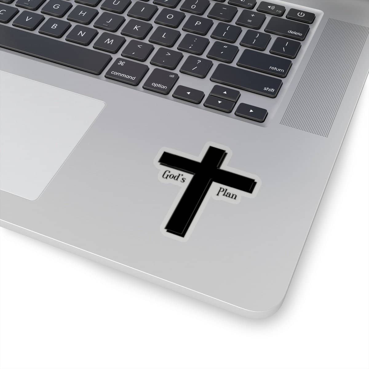 Kiss-Cut Stickers "God's Plan" Transparent or White Background in 4 Sizes (3475846234212)