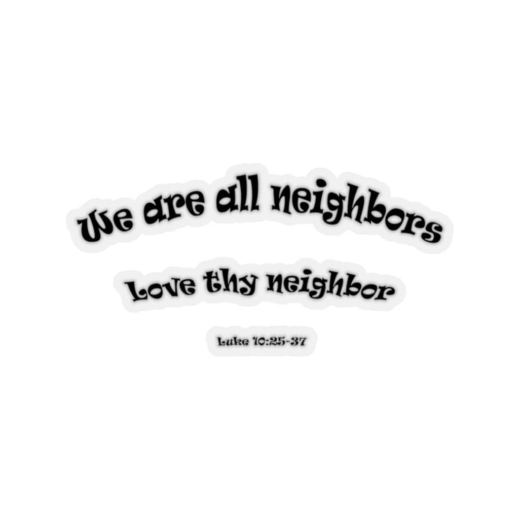 Kiss-Cut Stickers "Neighbors" in 4 Sizes (4638905204830)