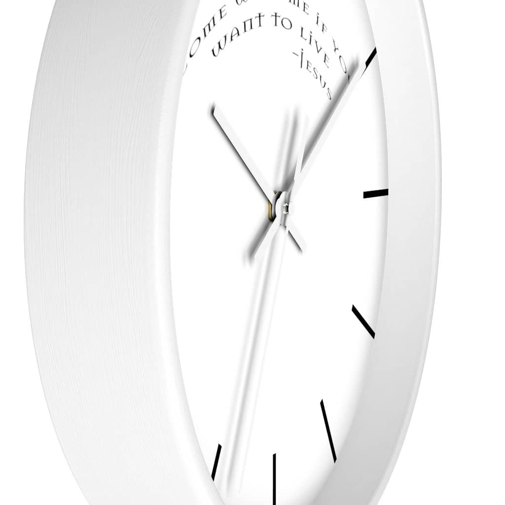 Wall Clock "Come with Me" (6096243392704)