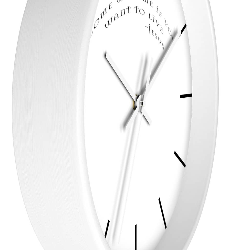 Wall Clock &quot;Come with Me&quot; (6096243392704)