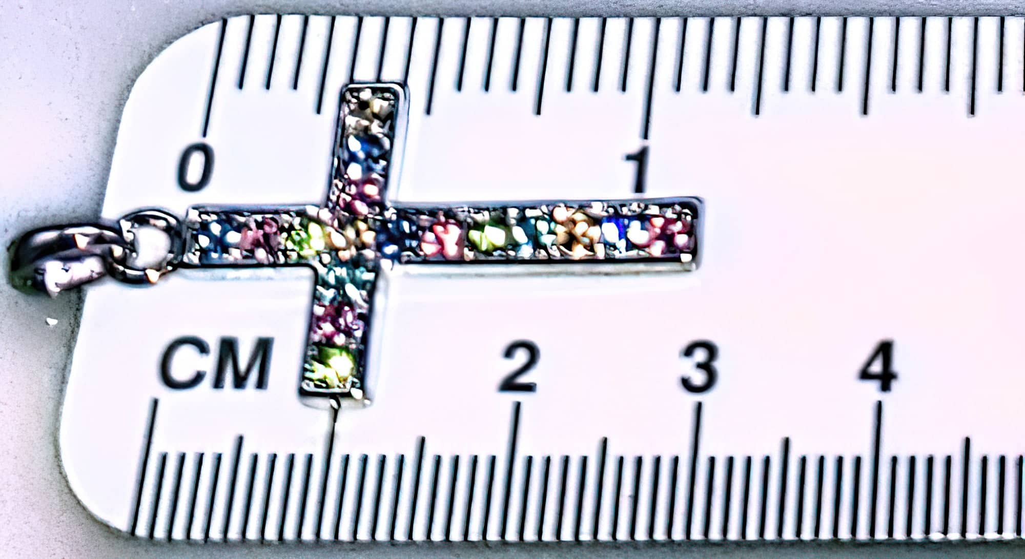 Christmas Cross Necklace