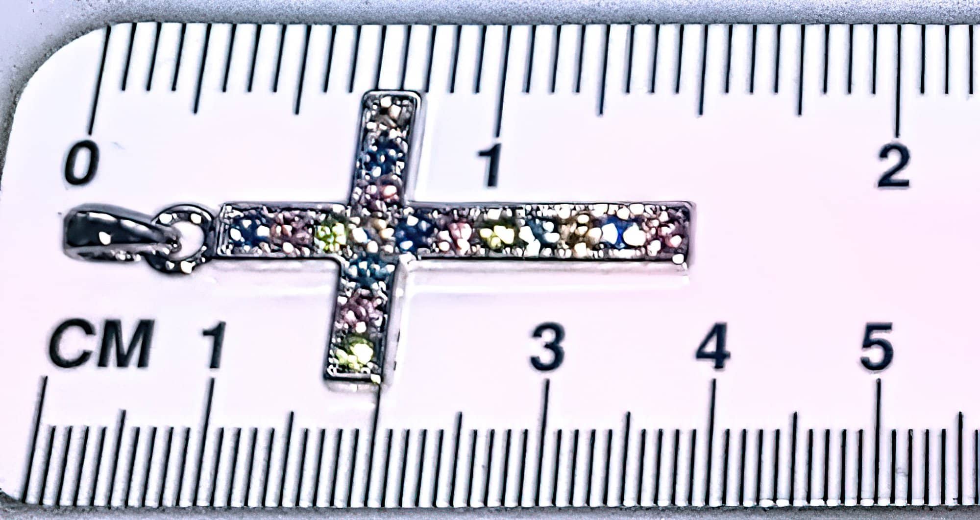 Colorful Cross Necklace