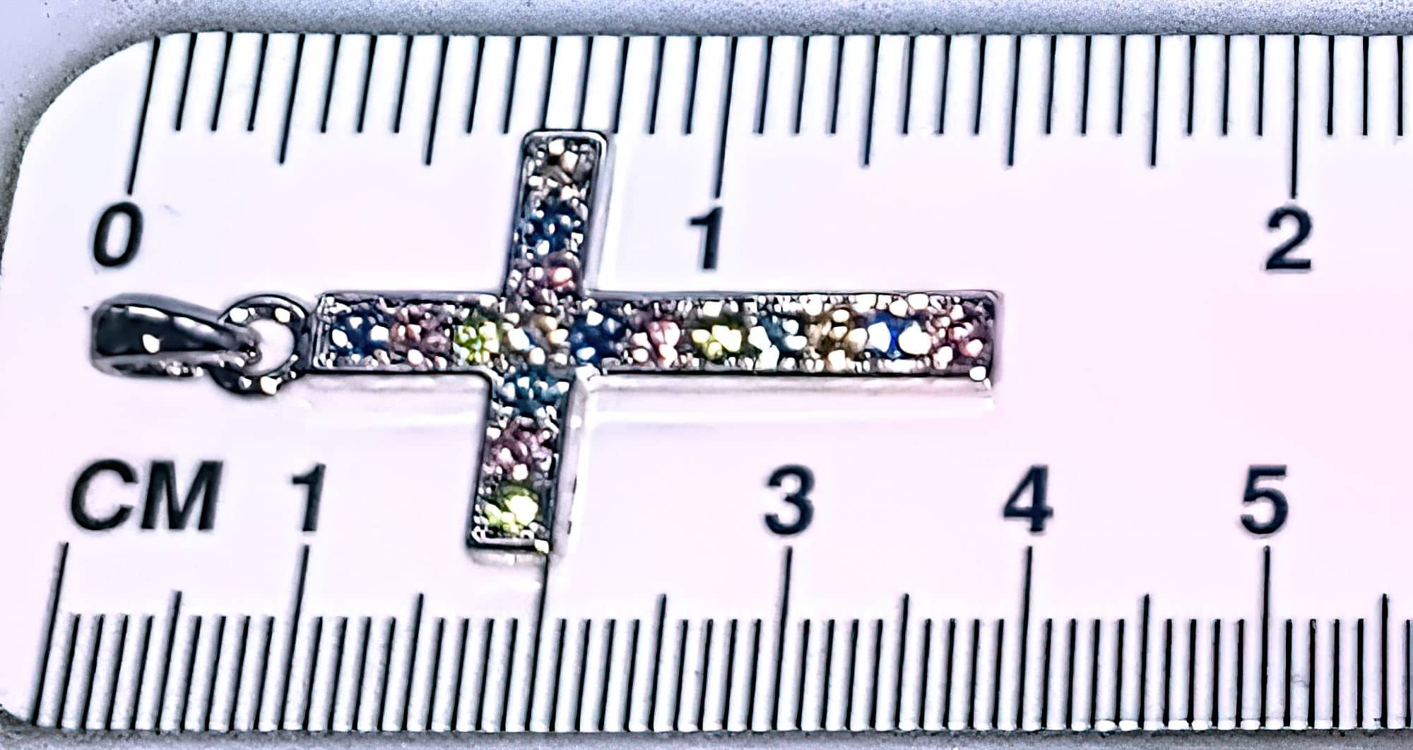 Christmas Cross Necklace