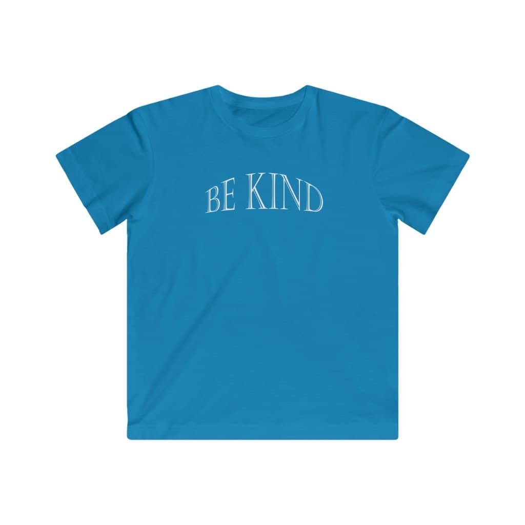 Kids LAT Apparel Tee "Be Kind" white font (4511447154782)
