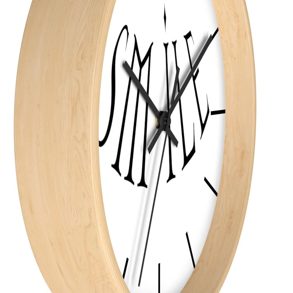 Wall Clock "Smile" (6097513873600)