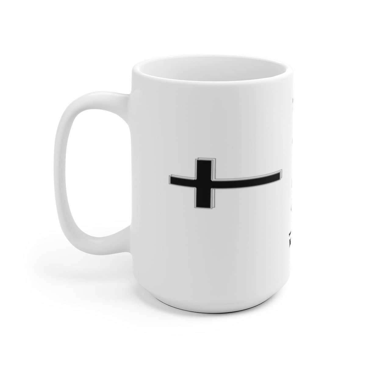 White Ceramic Mug 11oz or 15 oz Always Pray at 110% Mug (3223899504740)