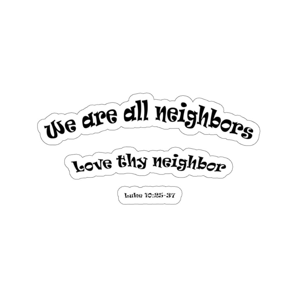 Kiss-Cut Stickers &quot;Neighbors&quot; in 4 Sizes (4638905204830)