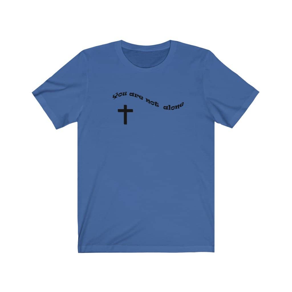 Bella  Canvas Short Sleeve Tee "Alone" in 10 Colors and 6 Sizes (4551067566174)
