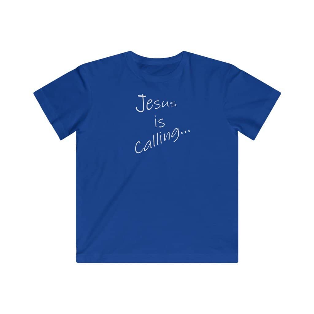 Kids LAT Apparel Tee "Jesus is Calling" white font