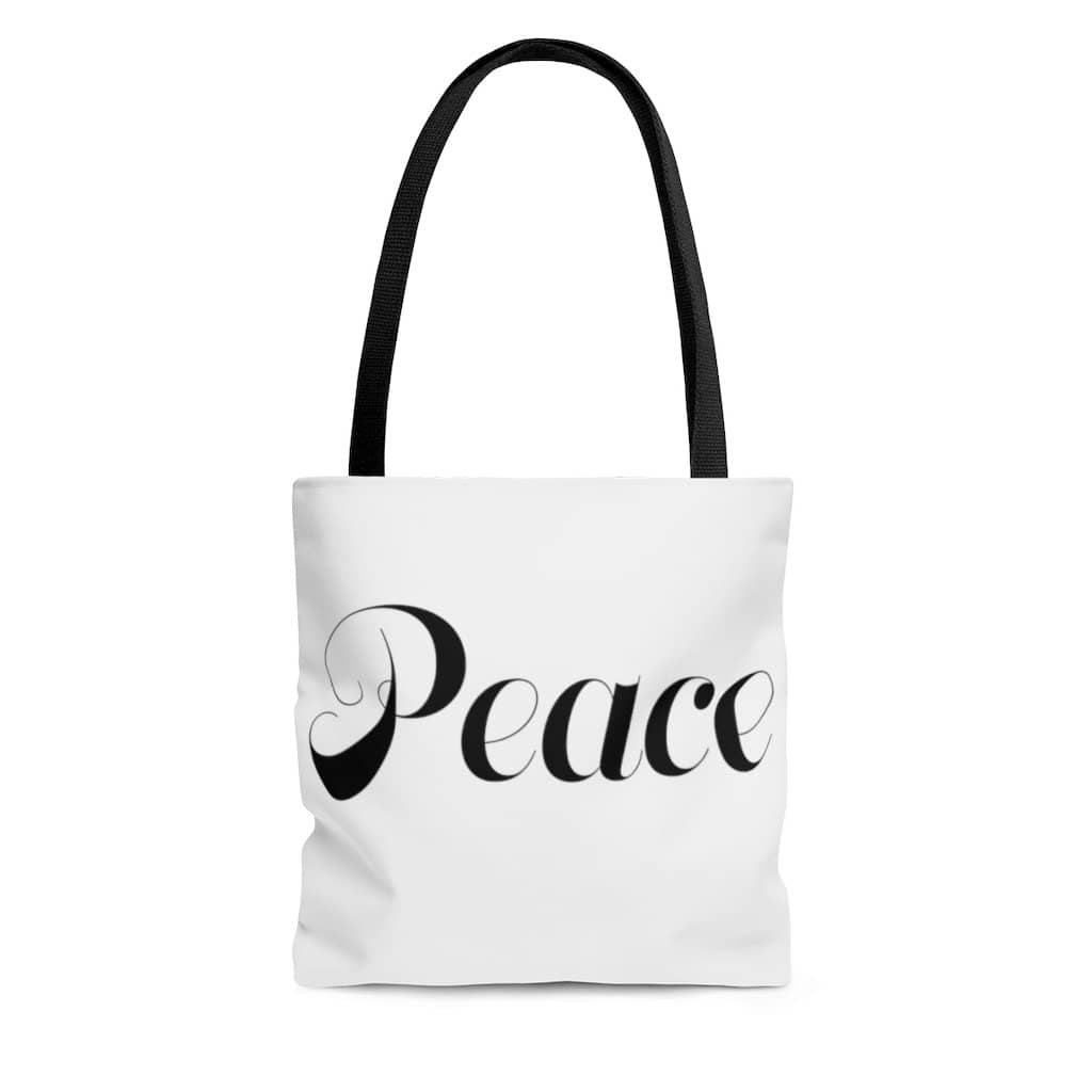 AOP Tote Bag "Peace" (4782479999070)