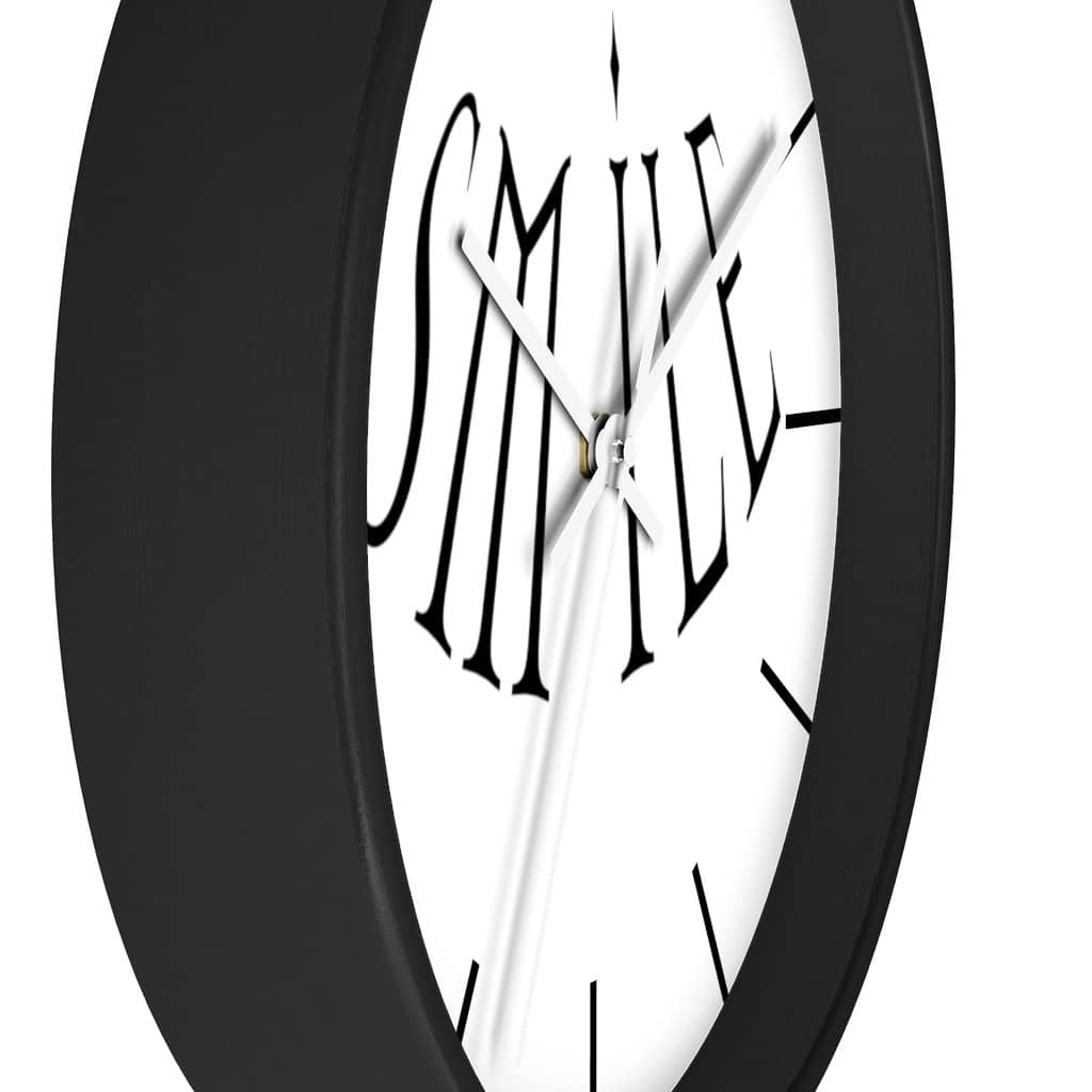 Wall Clock &quot;Smile&quot; (6097513873600)