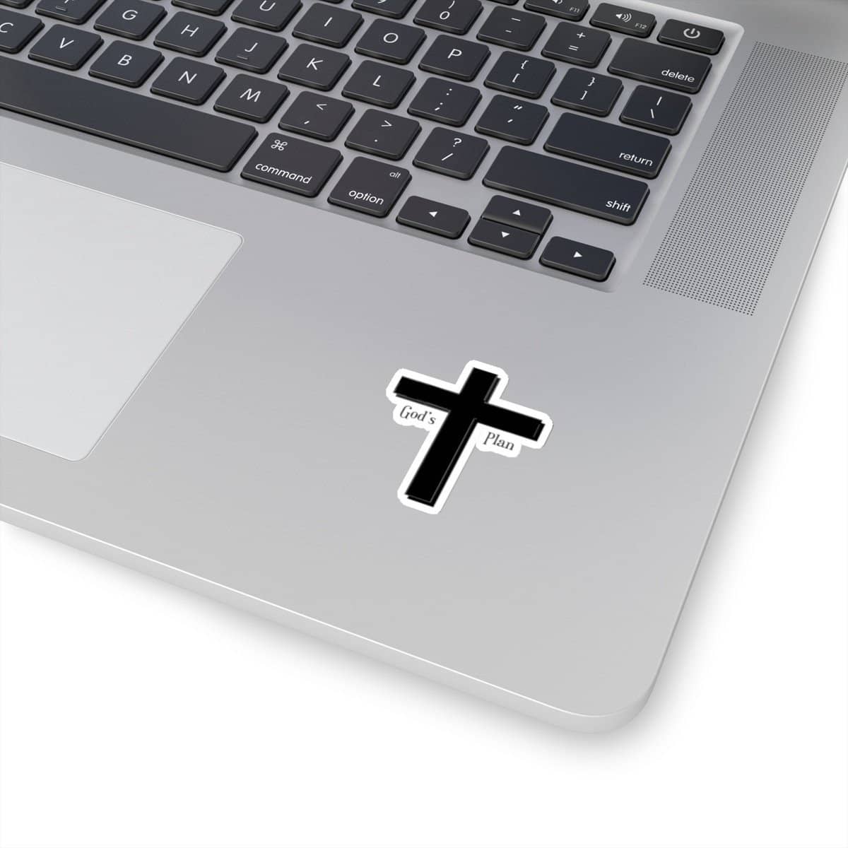 Kiss-Cut Stickers "God's Plan" Transparent or White Background in 4 Sizes (3475846234212)
