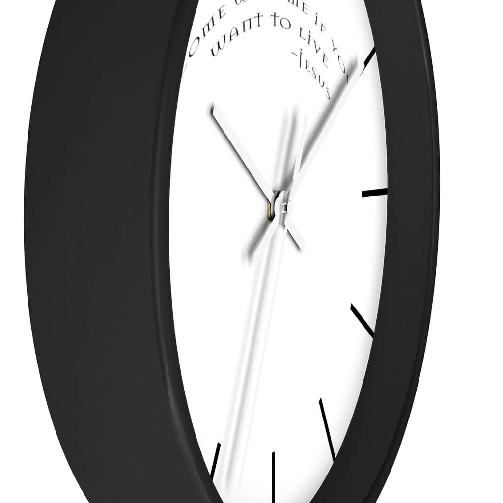 Wall Clock "Come with Me" (6096243392704)