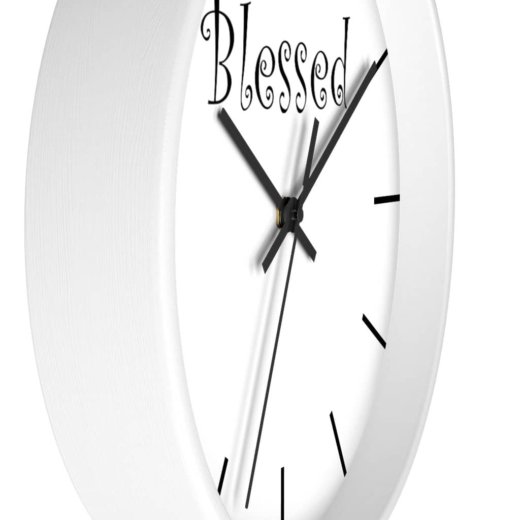 Wall Clock "Blessed" (3471057551460)
