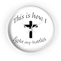 Wall clock "Battles" (4378043678814)