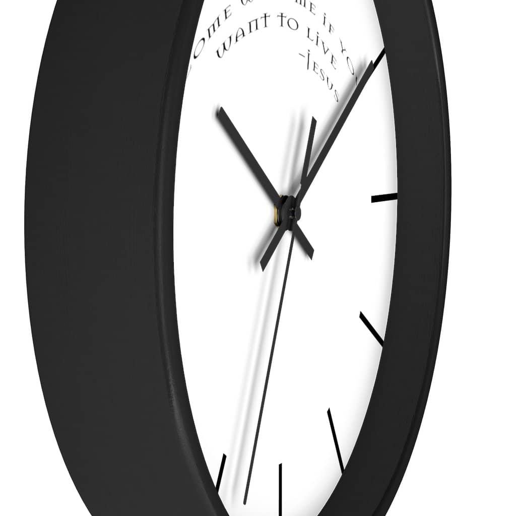 Wall Clock "Come with Me" (6096243392704)
