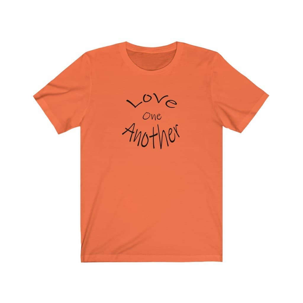 Jersey Short Sleeve Tee &quot;Love One Another&quot; (4780178112606) (4780194857054)