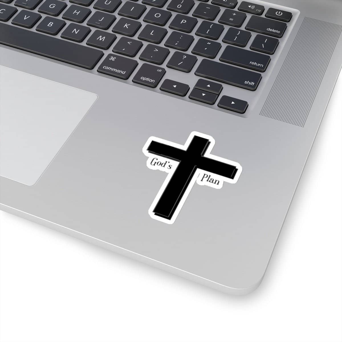 Kiss-Cut Stickers "God's Plan" Transparent or White Background in 4 Sizes (3475846234212)