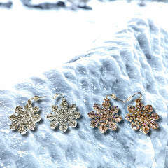 snowflake earrings