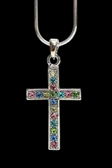 Colorful Cross Necklace