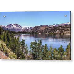 Acrylic Print June Lake 10.000 x 6.000 / Aluminum Mounting Posts Acrylic Print (2918607716452)