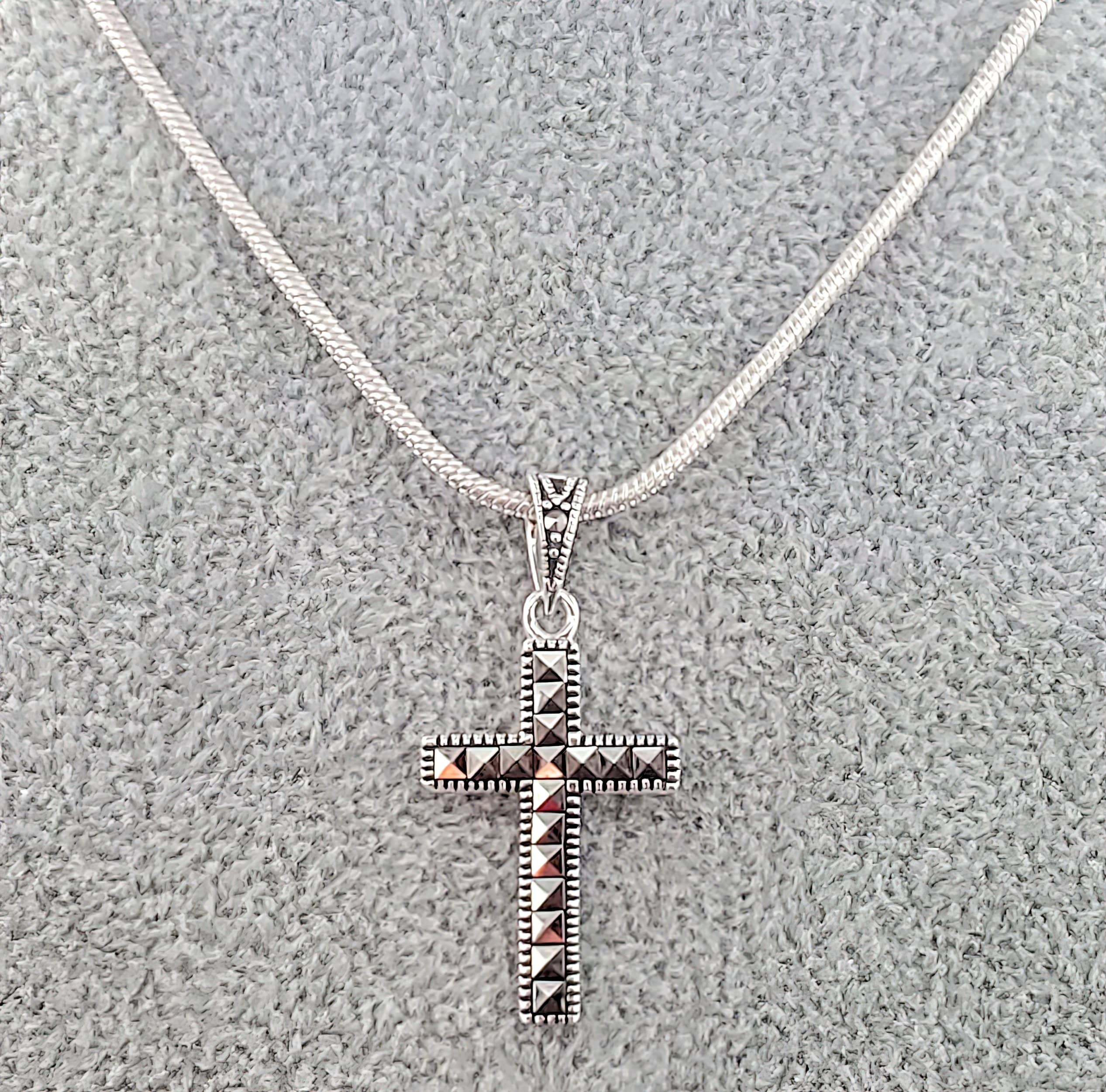 Marcasite Cross