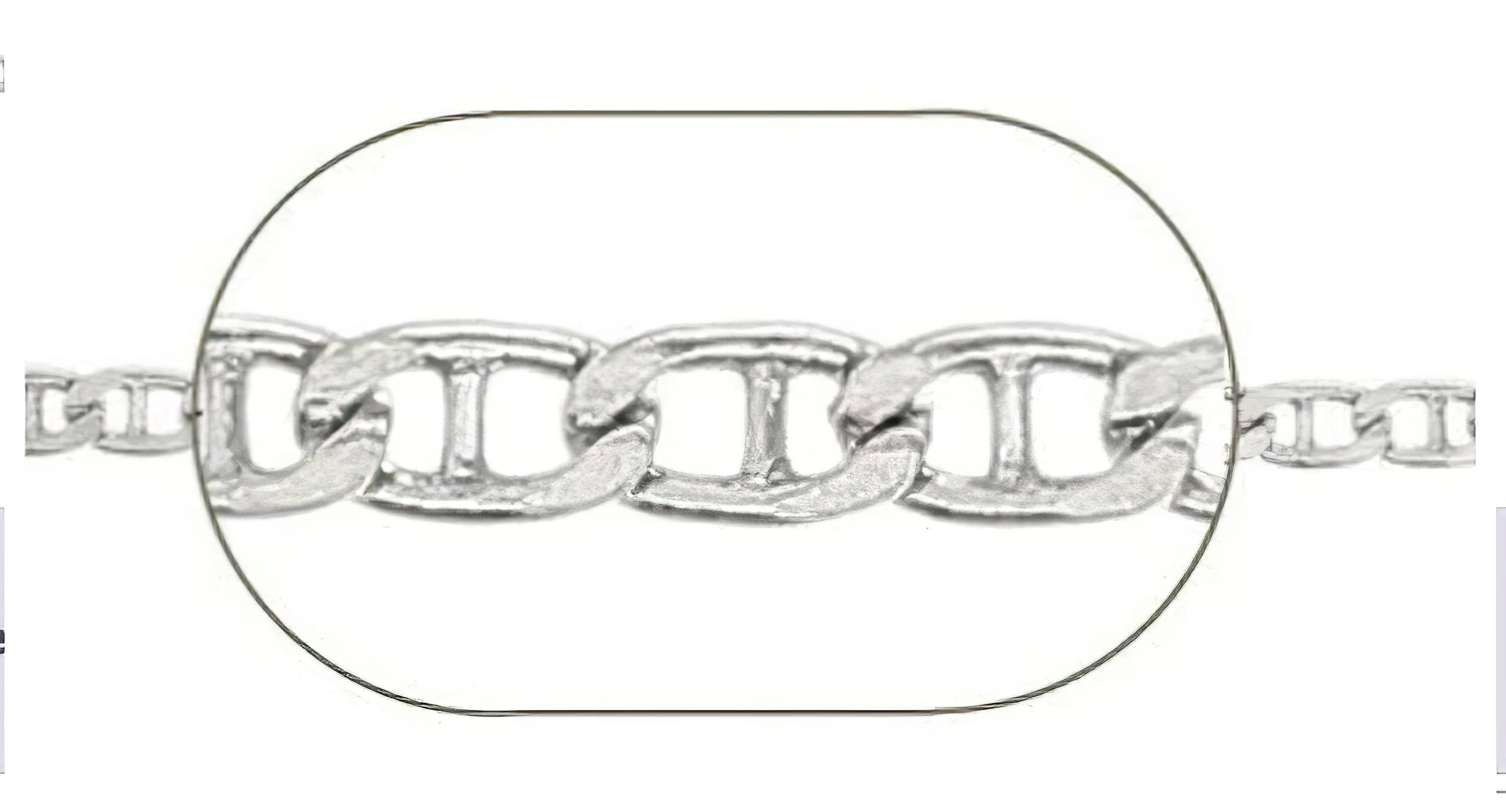 Italian Made Mariner Chain 060-2.3MM  .925 Solid Sterling Silver Necklace (4589169770590)