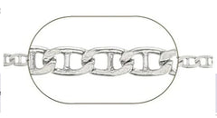 Italian Made Mariner Chain 060-2.3MM  .925 Solid Sterling Silver Necklace (4589169770590)
