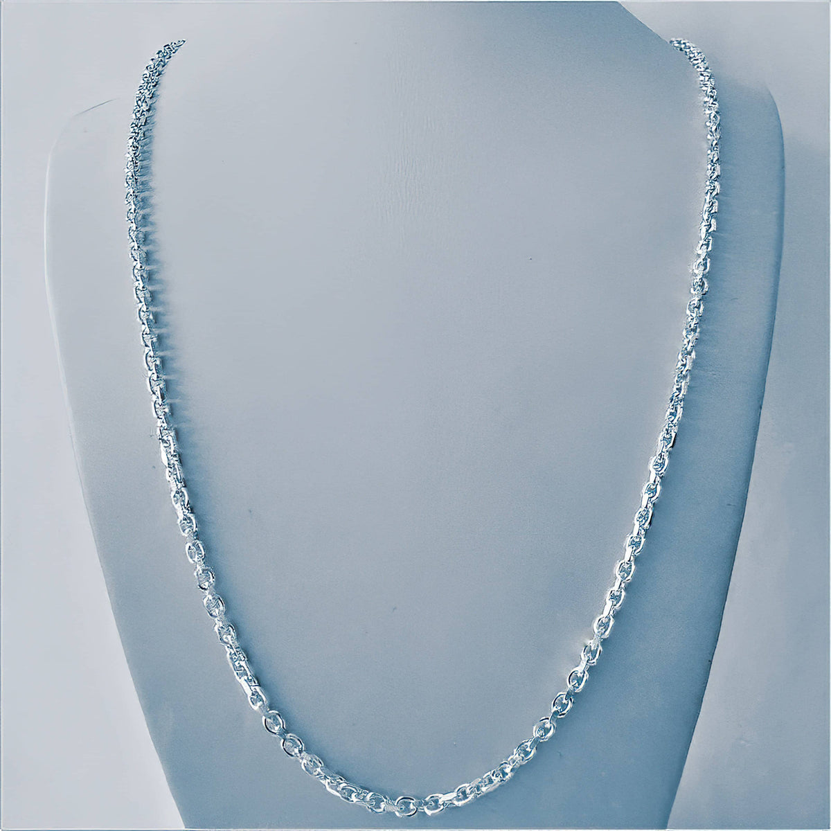 Italian Made Mariner Link Chain 080-3.0MM  .925 SOLID Sterling Silver Necklace (4589169770590)