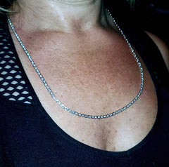 Italian Made Mariner Chain 060-2.3MM  .925 Solid Sterling Silver Necklace (4589169770590)