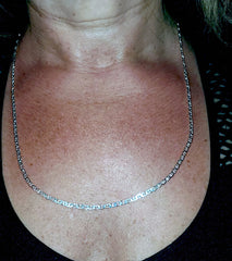 Italian Made Mariner Chain 060-2.3MM  .925 Solid Sterling Silver Necklace (4589169770590)