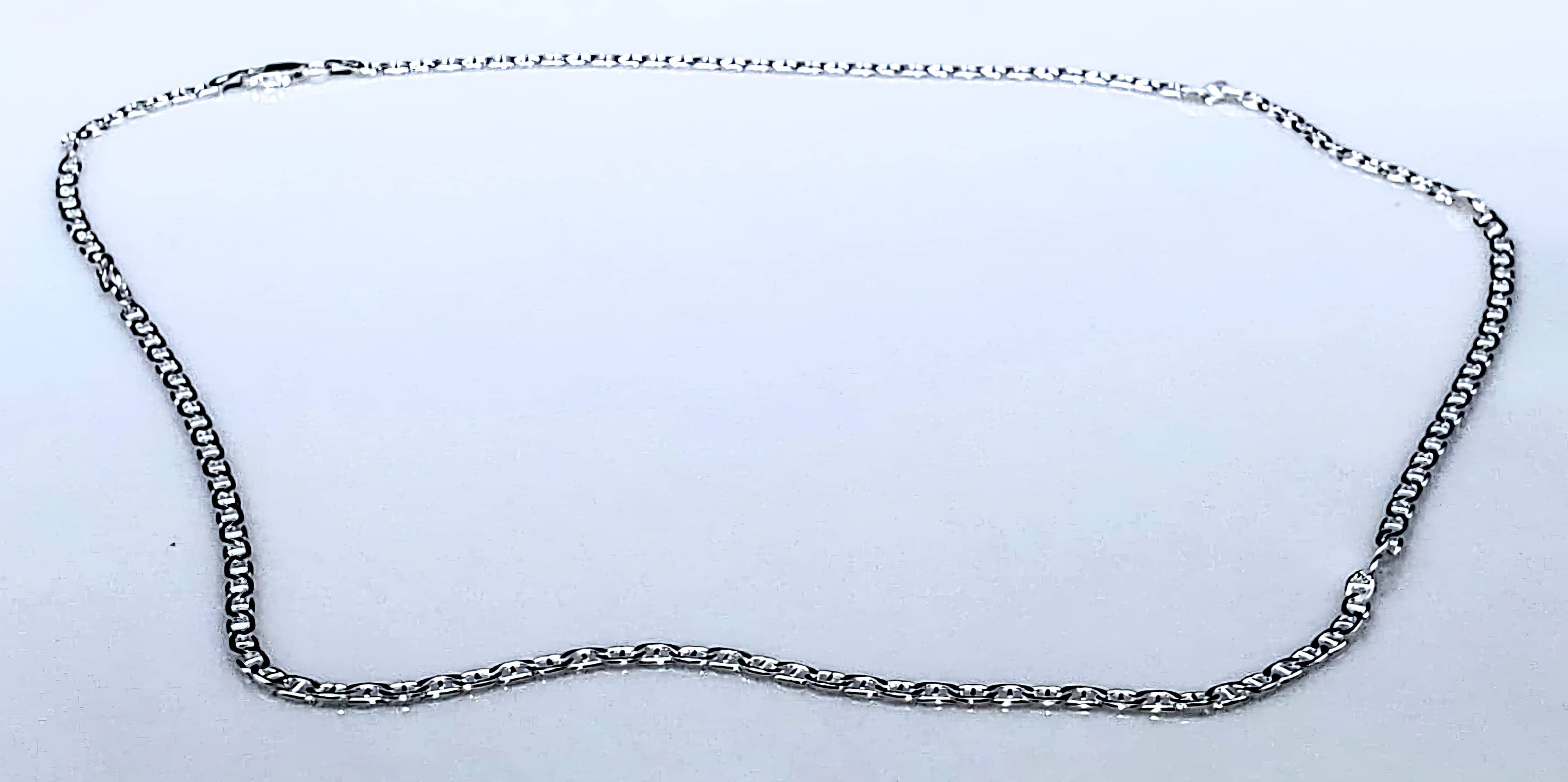 Italian Made Mariner Chain 060-2.3MM  .925 Solid Sterling Silver Necklace (4589169770590)